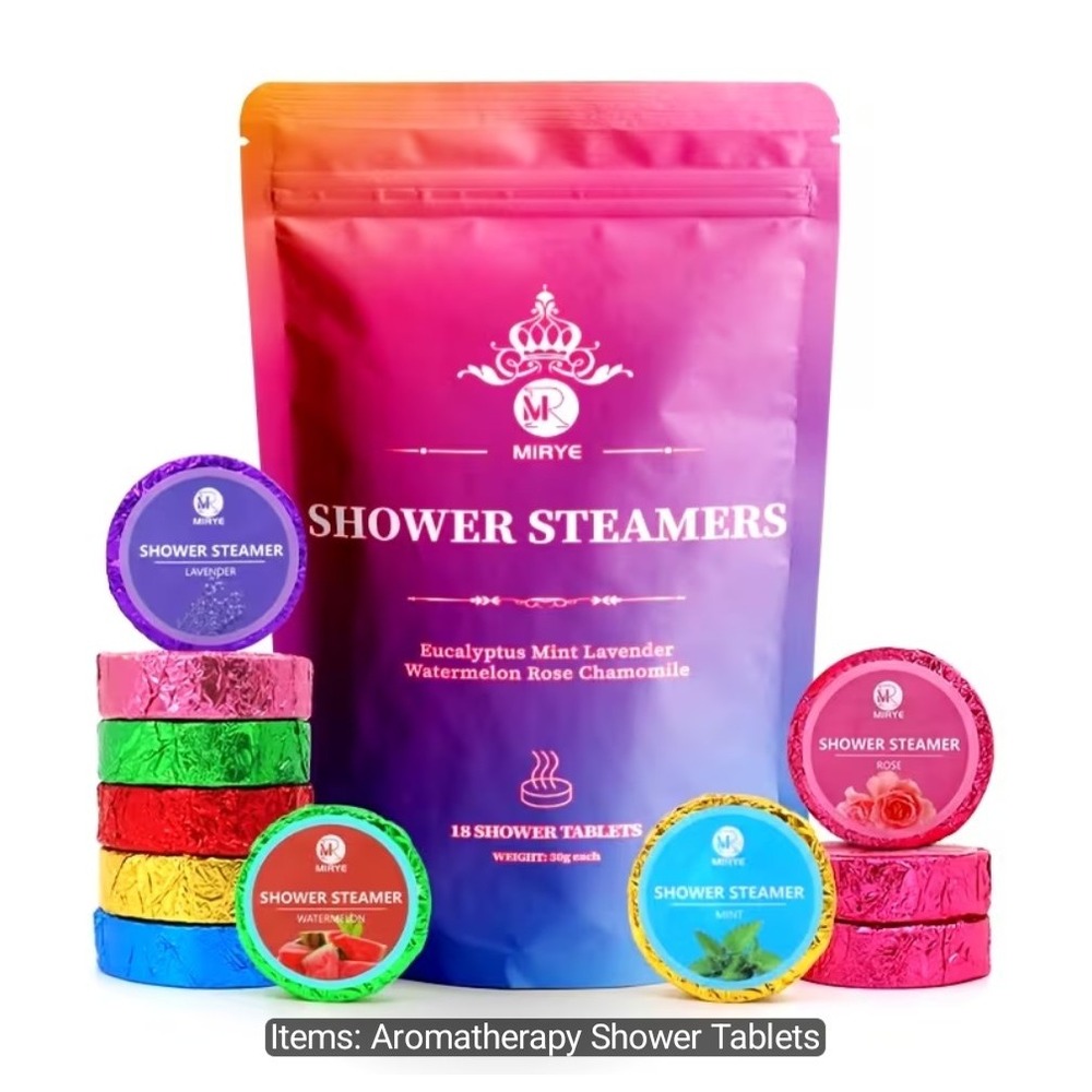 Mr Mirye 18-Pack Shower Steamers Aromatherapy Self Care Gifts For Women Men 6